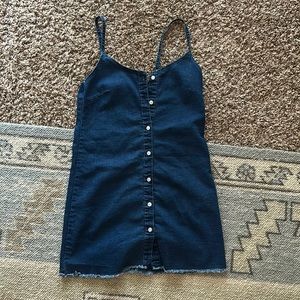 Stretchy denim dress